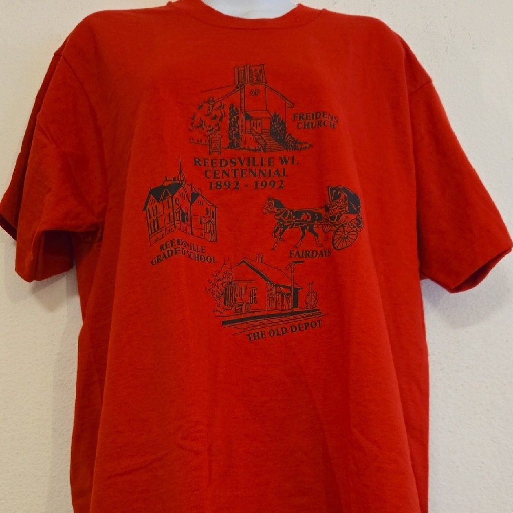 *C8MNS - Reedsville Centennial Red T-Shirt